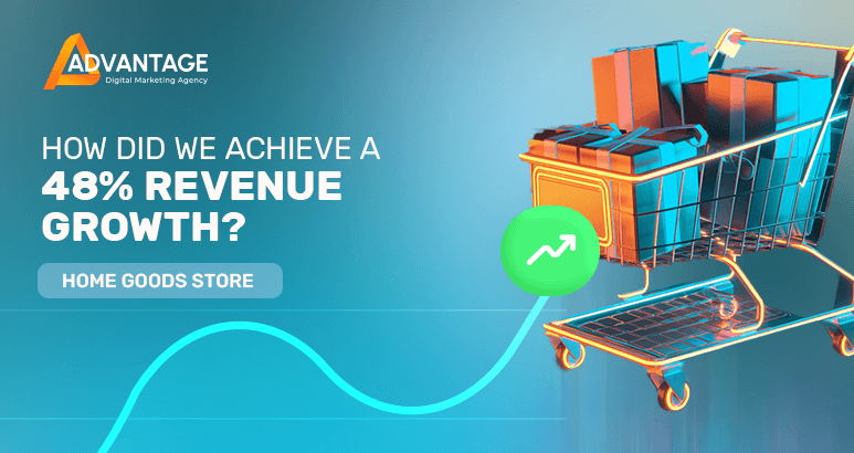 revenue growth home goods store online ads